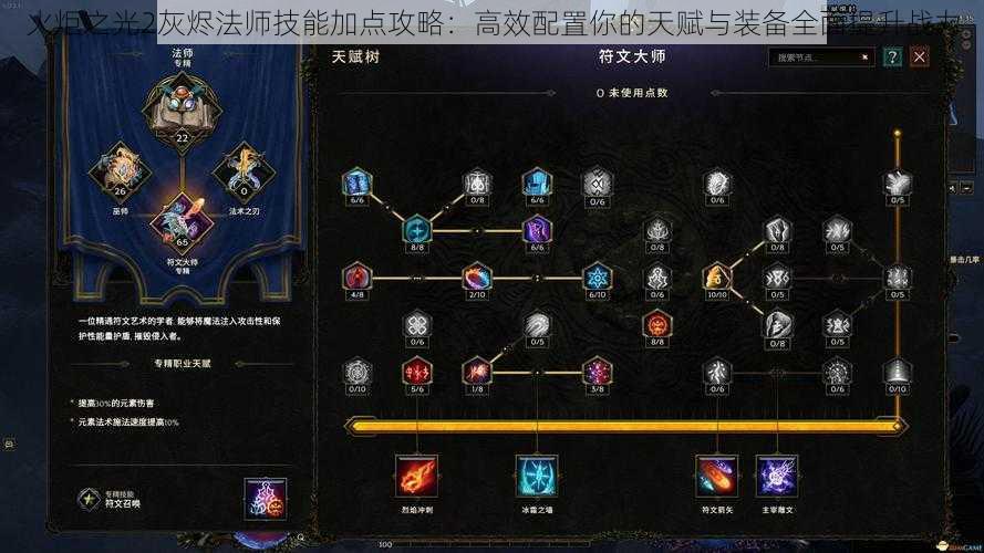 火炬之光2灰烬法师技能加点攻略:高效配置你的天赋与装备全面提升战力